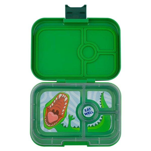 Yumbox Panino Lunch Box 4 Compartment - Jurassic Green