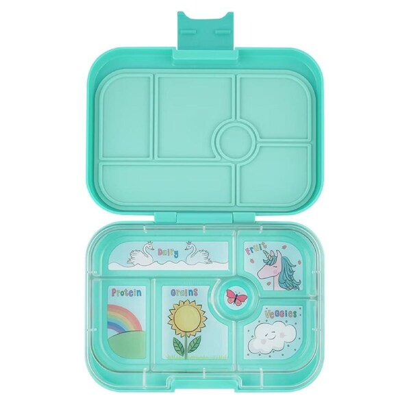 Yumbox Original Lunch Box 6 Compartment - Miami Aqua
