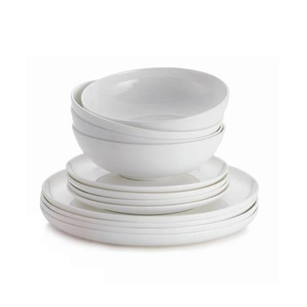 Alex Liddy Aquis Coupe 12 Piece Dinner Set