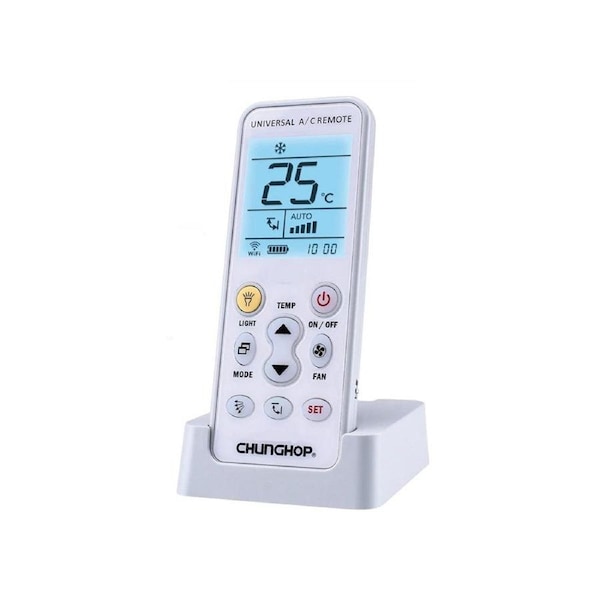 Chunghop K-380EW Smart WiFi Air Conditioner Remote Control, 13.90 x 5.50 cm