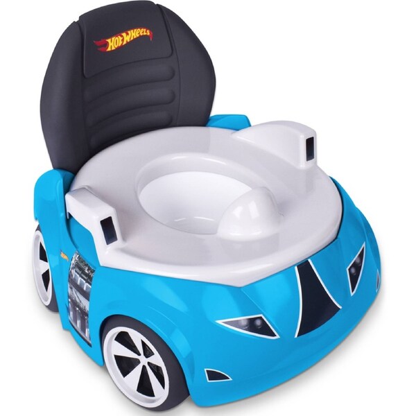 Hot Wheels 2-in-1 Convertible Car Transitional Seat Potty Trainer 12m+