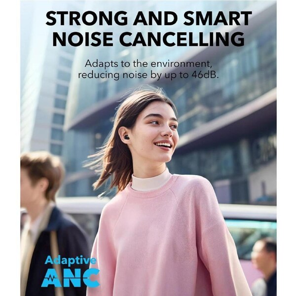 Soundcore A30i Noise Cancelling Earbuds - Black Black