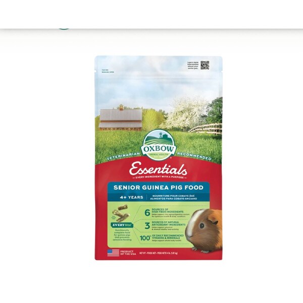 Oxbow Essentials Senior Guinea Pig Food 1.8kg