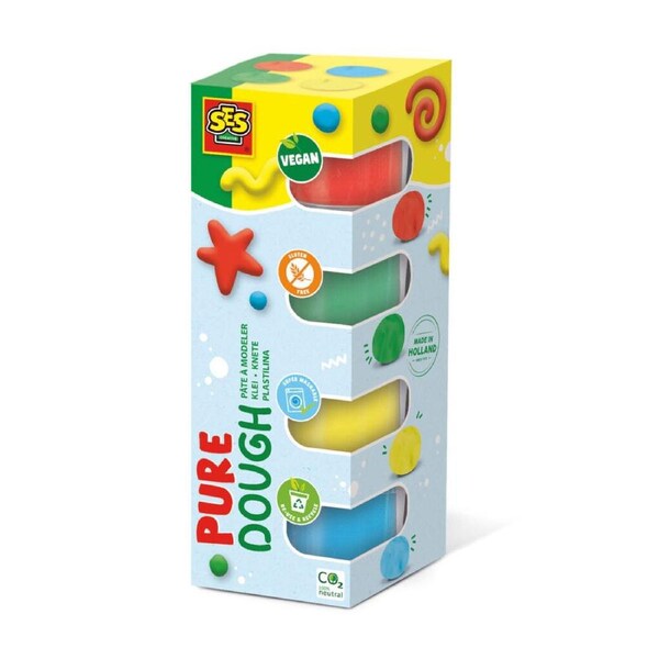 SES Creative Feel Good Dough - Pure 4 X 90 G