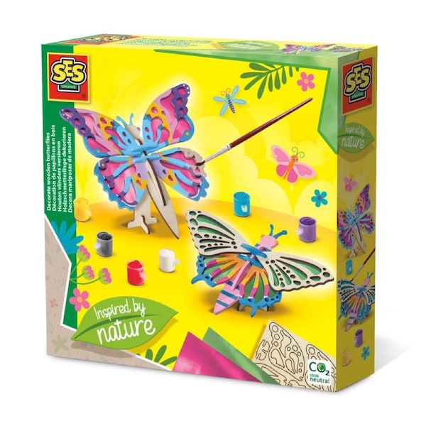 SES Creative Decorate Wooden Butterflies - Inspired By Nature