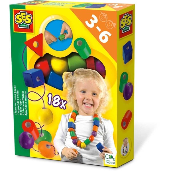 SES Creative Montessori - I Learn To Thread Beads