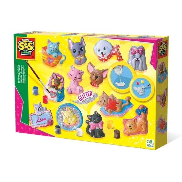SES Creative Casting And Painting- Cats And Dogs