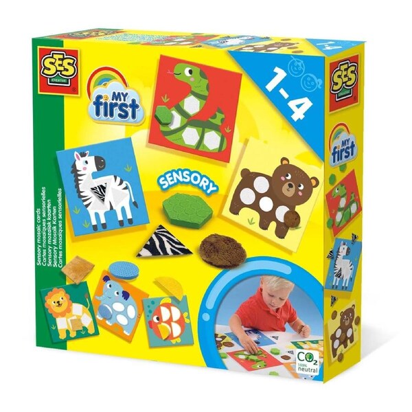 SES Creative My First - Sensory Mosaic Cards