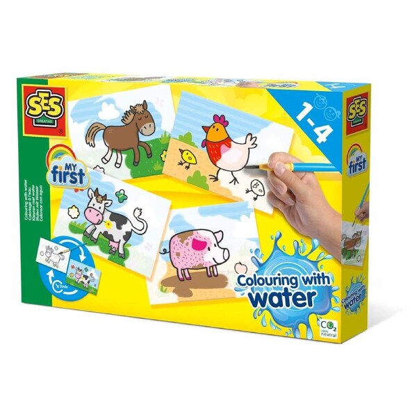 SES Creative Colouring With Water - Farm Animals