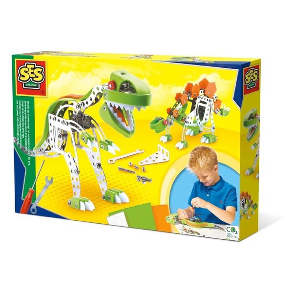 SES Creative Metal Dinosaur Construction Set