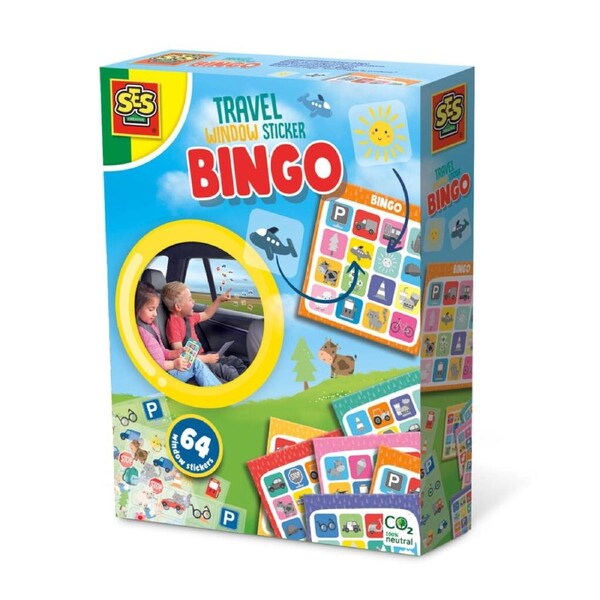 SES Creative Travel Window Sticker Bingo