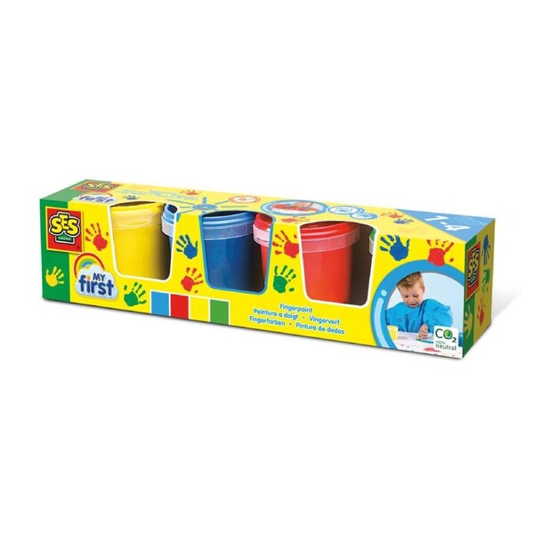 SES Creative My First - Fingerpaint 4 Colours X 145 Ml
