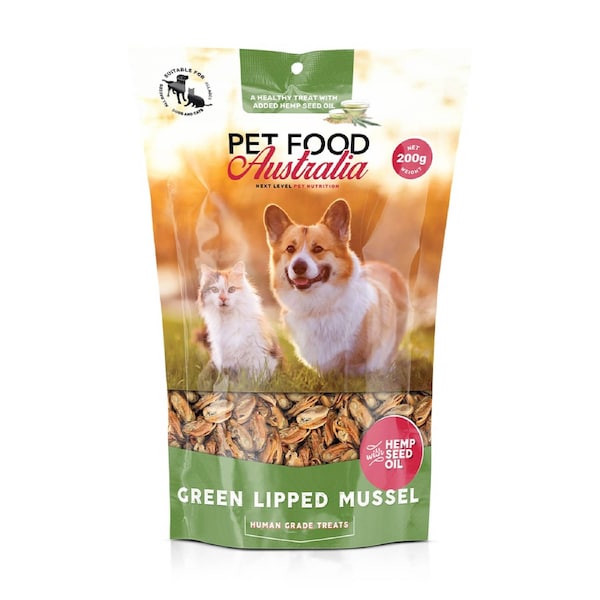 Pet Food Australia Green Lipped Mussel Treats 200g