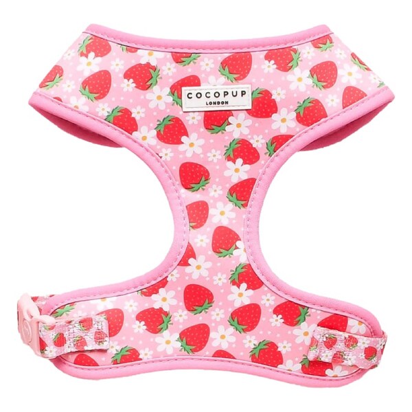 Cocopup London Adjustable Neck Harness For Dogs Pupberry Fields 1 X Xsmall