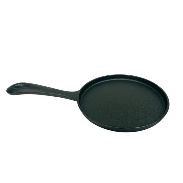 Fissman Non-Stick Cast Iron Crepe Pan 20cm Long Handle - Durable, Easy-Clean