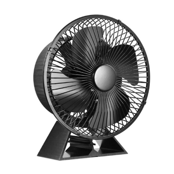 Stove Fan Heat Powered Blade Fireplace Top Wood Burning Log Burner Thermal Non Electric Heater Fast Quiet Efficient Accessories Metal Safety Guard