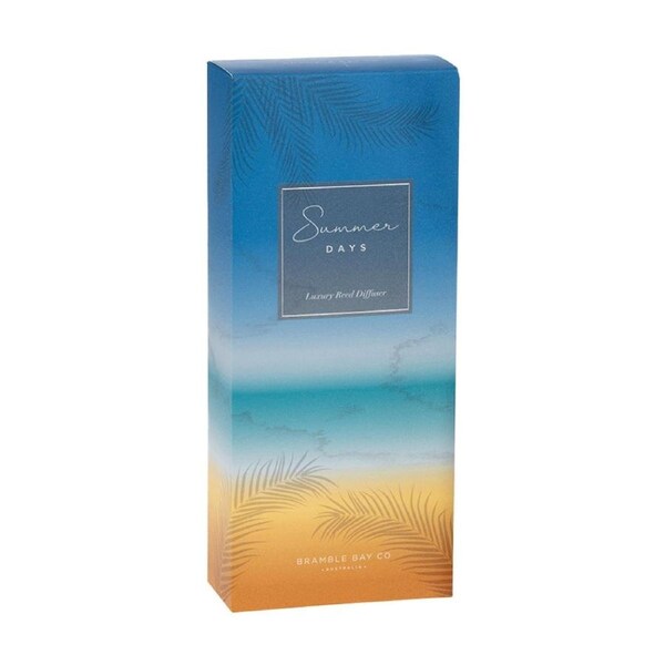 Bramble Bay Ocean Summer Days Glass Reed Diffuser Home Fragrance 150ml