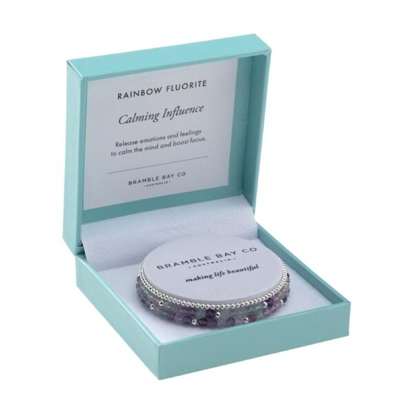 3pc Bramble Bay Calming Influence Trio Beaded Jewellery Bracelet Set 4/3mm