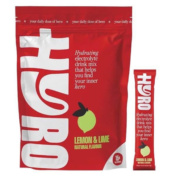 Hyro Sugar Free Electrolyte Powder Lemon Lime 15 x 4g Sachets