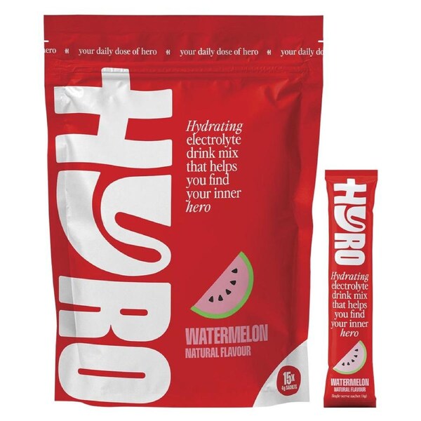Hyro Sugar Free Electrolyte Powder Watermelon 15 x 4g Sachets