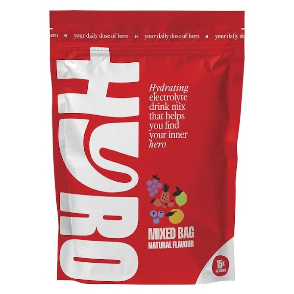 Hyro Sugar Free Electrolyte Powder Mixed Bag 15 x 4g Sachets