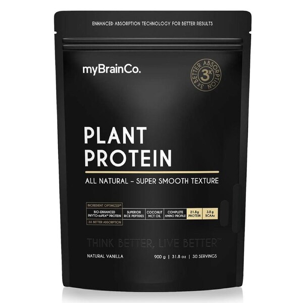Mybrainco Plant Protein Powder Vanilla 900g