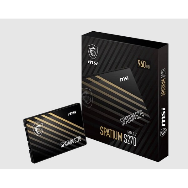 MSI SPATIUM S270 SATA 2.5' 480GB PHISON S11 3D NAND SATA III 6Gbps