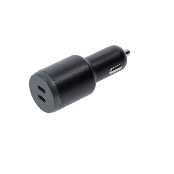 OtterBox 100W Dual Port Standard Fast Car Charger - Black (77-98237) 2 USB-C