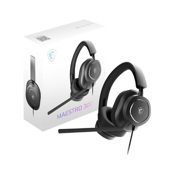 MSI MAESTRO 300 GAMING HEADSET BLACK/OVER-EAR/MIC/WIRED/USB TYPE-C/USB-C
