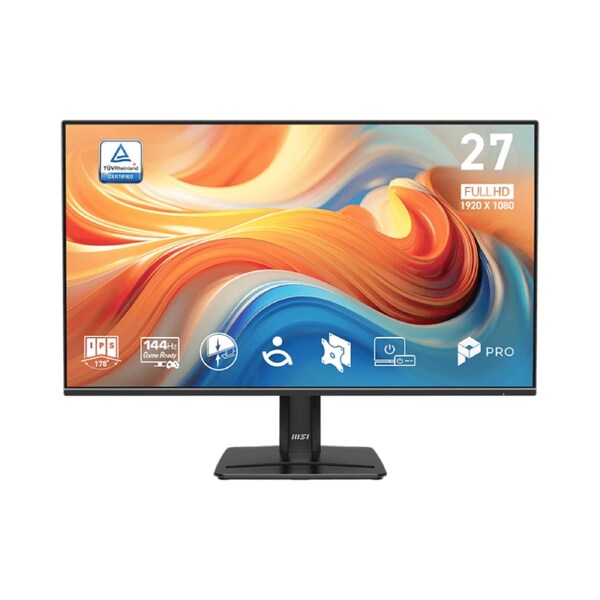 27" MSI PRO MP271 E14A (FHD) MONITOR BLACK/27"/FLAT/IPS/1920X1080/144Hz/1ms/1xHD