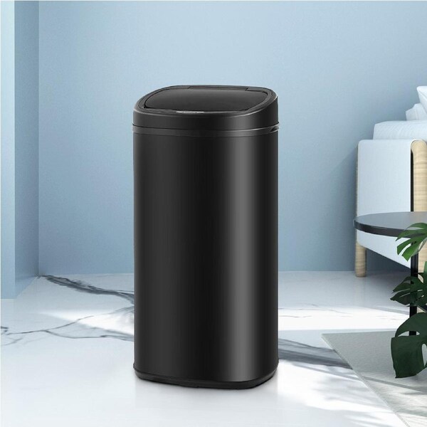 68L Motion Sensor Bin Rubbish Automatic Black