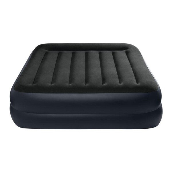 Intex Queen Pillow Rest Raised Airbed W/ Fiber-Tech