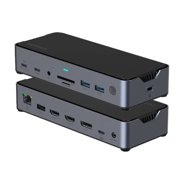 Comsol USB-C Triple HDMI/DisplayPort Monitor 14 Port Docking Station 150W