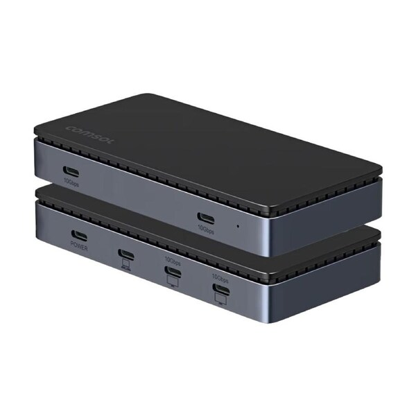 Comsol USB4 Dual Monitor Multiple USB-C Ports Docking Station 4K/8K Support