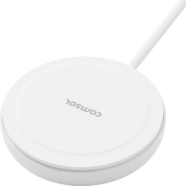 Comsol Qi2 Magnetic Fast Charge Wireless Charger W/ 1.5m USB-C Cable 15W
