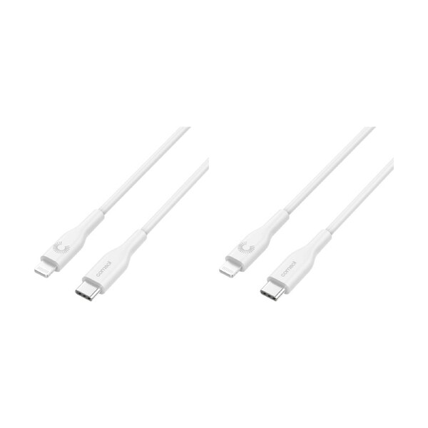 2PK Comsol USB-C To MFI Certified Lightning Fast Charge Cable iPhone 14 13 1.2m