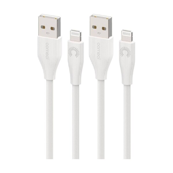 2PK Comsol USB-A To MFI Certified Lightning Fast Charge Cable iPhone 14 13 12 1m