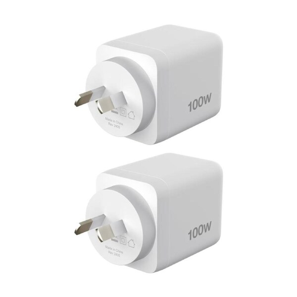 2PK Comsol Dual Port USB-A Portable Fast Charging Wall Charger 12W