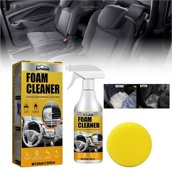 1Pack All Purpose Foam Cleaner Vehicle & Home Interior Cleaning Spray