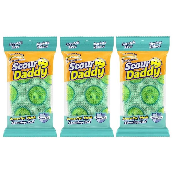 Scrub Daddy Essentials Scour - Green x3
