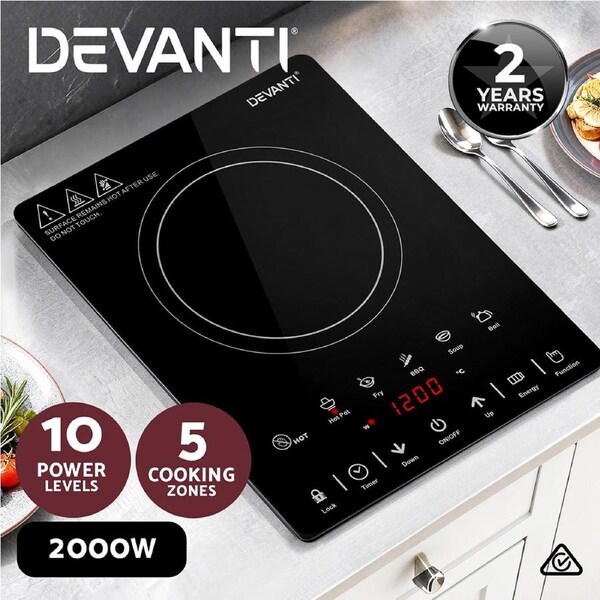 Devanti Electric Ceramic Cooktop 30cm