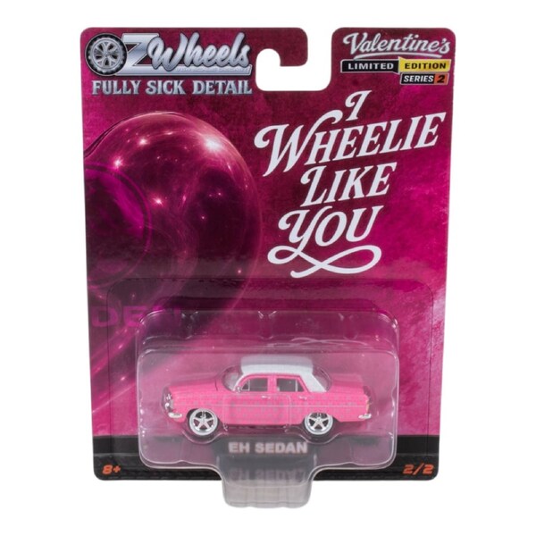 Oz Wheels Fully Sick Detail Valentine's Limited Edition Series 2 Holden EH Sedan 1:64 Diecast Vehicle