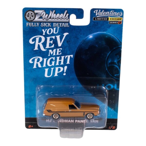 Oz Wheels Fully Sick Detail Valentine's Limited Edition Series 2 Holden HJ Sandman Panel Van 1:64 Diecast Vehicle