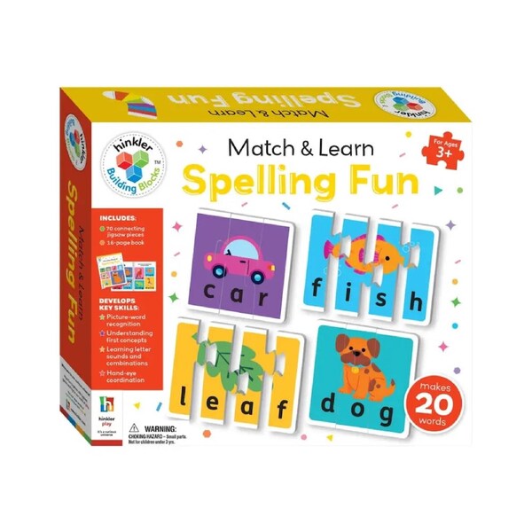 Building Blocks Match & Learn Spelling Fun