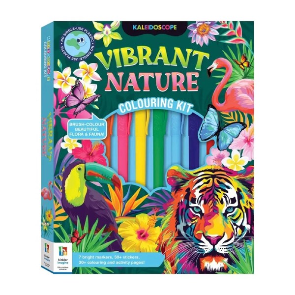 Kaleidoscope Vibrant Nature Colouring Kit