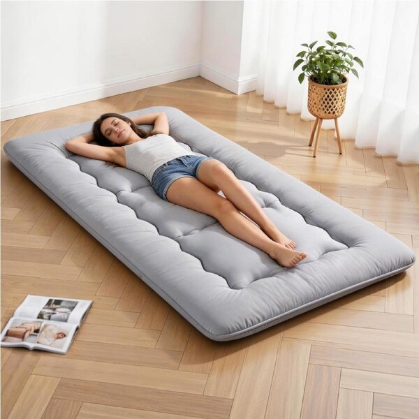 Giselle Bedding 10cm Japanese Floor Mattress Foldable Futon Mattress Washable Cover