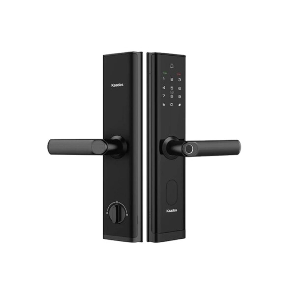 Kaadas M7-W Lever Smart Door Lock - Wi-Fi, Fingerprint & PIN (Black)
