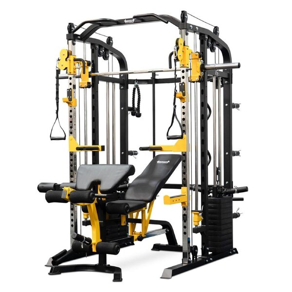 Impact Fitness Multi-Station Home Gym – Functional Trainer with 100kg Weights & Bench