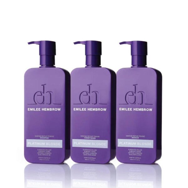 Emilee Hembrow Platinum Blonde Damage Repair Argan Toning