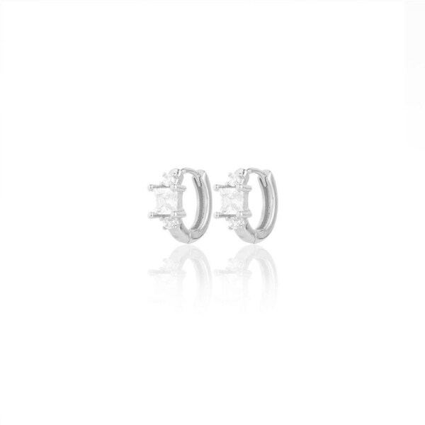 Amici by Ella - Sammy Silver Earrings